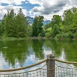 Tiny Water On A With Shared Bathroom Holiday home Zweisimmen