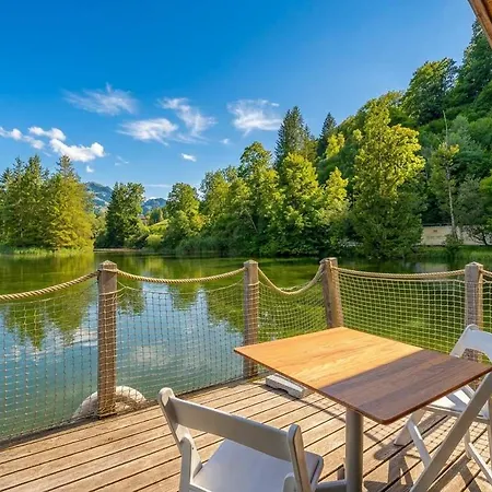 Tiny Water On A With Shared Bathroom Holiday home Zweisimmen